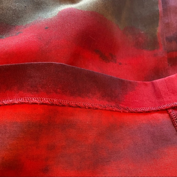 MaxMara Abstract Art Sleeveless Pinafore Shift Dress | Size 4 - Picture 11 of 13